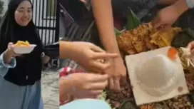 Keseruan Ibu-Ibu Komplek Tumpengan Makan Siang Bareng Ini Bikin Netizen Iri