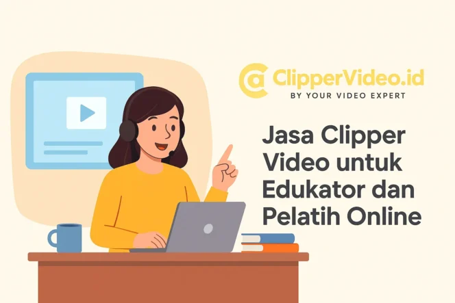 
 Jasa Clipper Video dari clippervideo.id untuk Edukator dan Pelatih Online