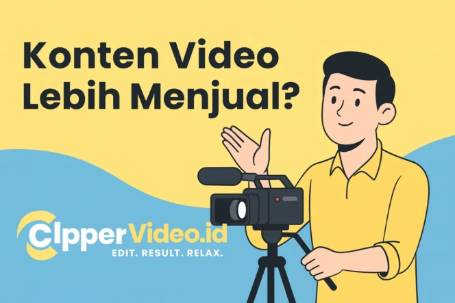 
 Konten Video Lebih Menjual? Gunakan clippervideo.id