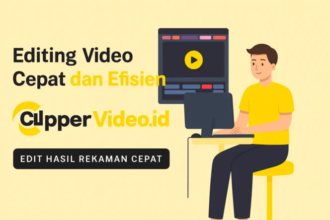
 Editing Video Cepat dan Efisien dengan clippervideo.id