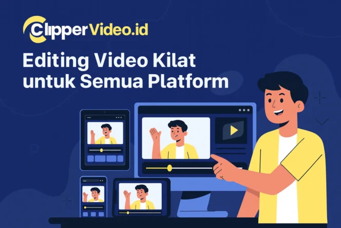
 Clippervideo.id: Editing Video Kilat untuk Semua Platform