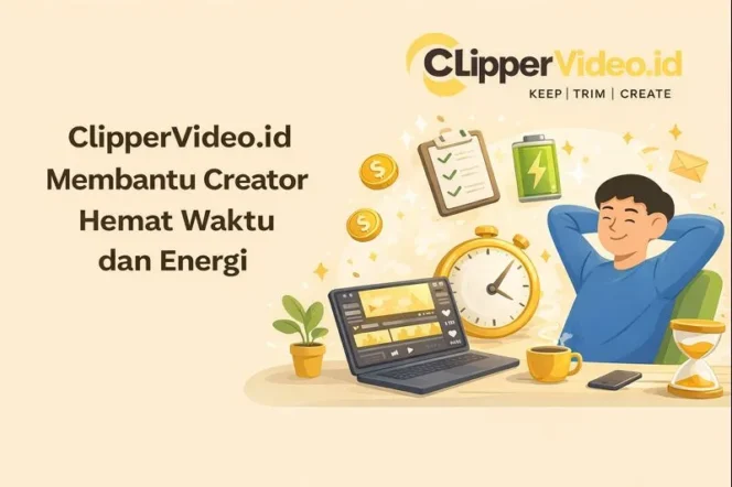 
 ClipperVideo.id Membantu Creator Hemat Waktu dan Energi