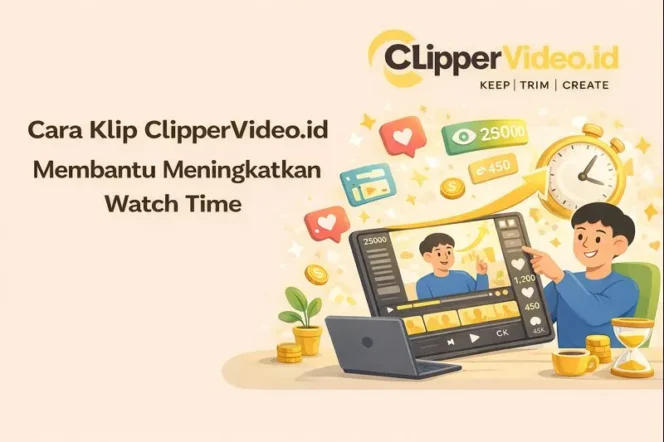 
 Cara Klip ClipperVideo.id Membantu Meningkatkan Watch Time