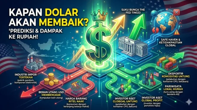 
 Kapan Dolar Akan Membaik? Prediksi dan Dampak ke Rupiah