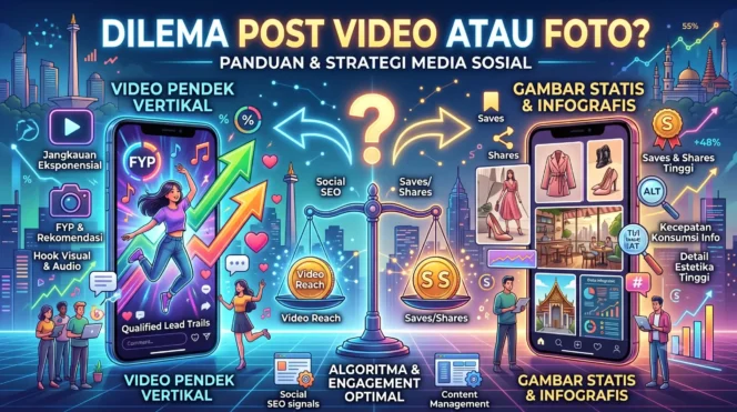 
 Dilema Post Video atau Foto di Media Sosial