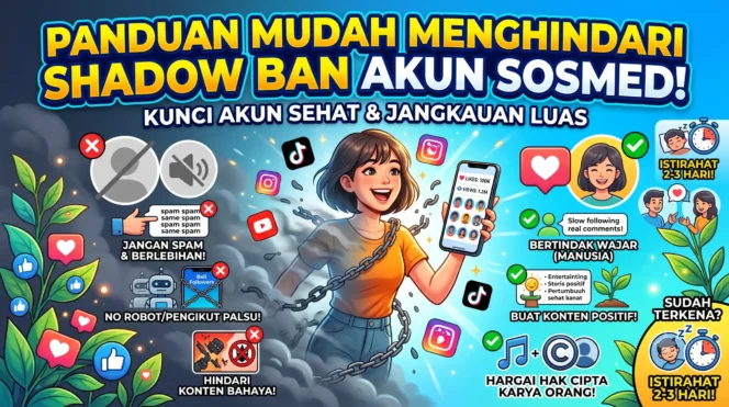 
 Panduan Mudah Menghindari Shadow Ban Akun Sosmed
